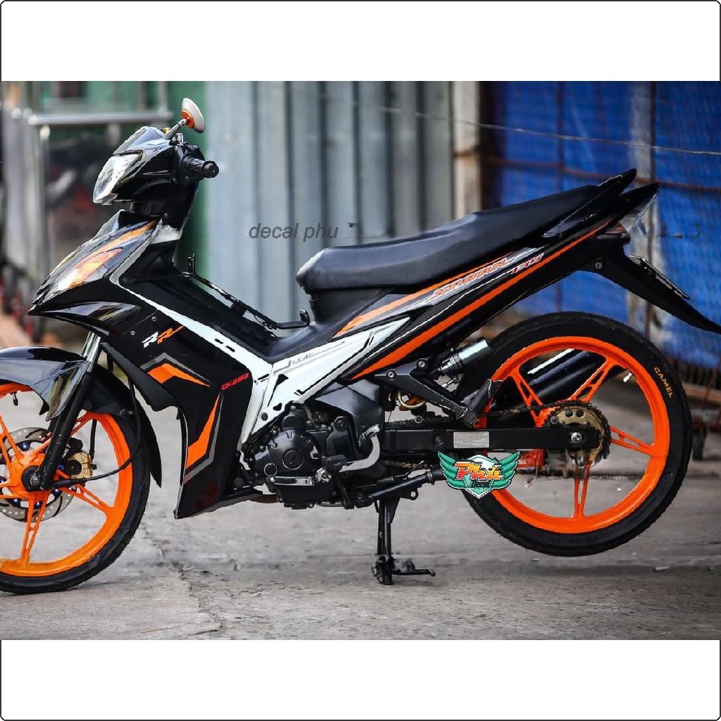 Tem Rời Ex 2006-2010 Cam đen (J)