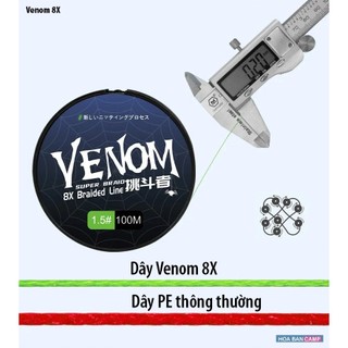 Dây Dù Obsession Teaser Venom 8x | 100m - 150m