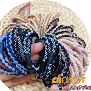Combo 3 Thun Cột Tóc Đơn Giản Nữ Tính Phong Cách Hàn Quốc (bền cột chắc tóc)_MS1