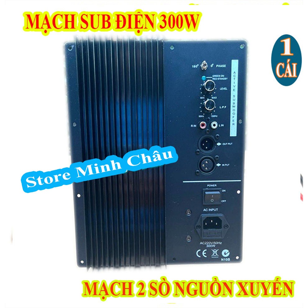 MẠCH KÉO LOA SUB SIÊU TRẦM 300W NGUỒN XUYẾN 2 SÒ CAO CẤP - GIÁ 1 MẠCH
