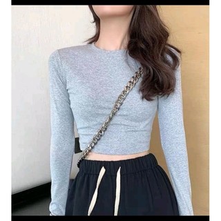 Áo croptop tay dài
