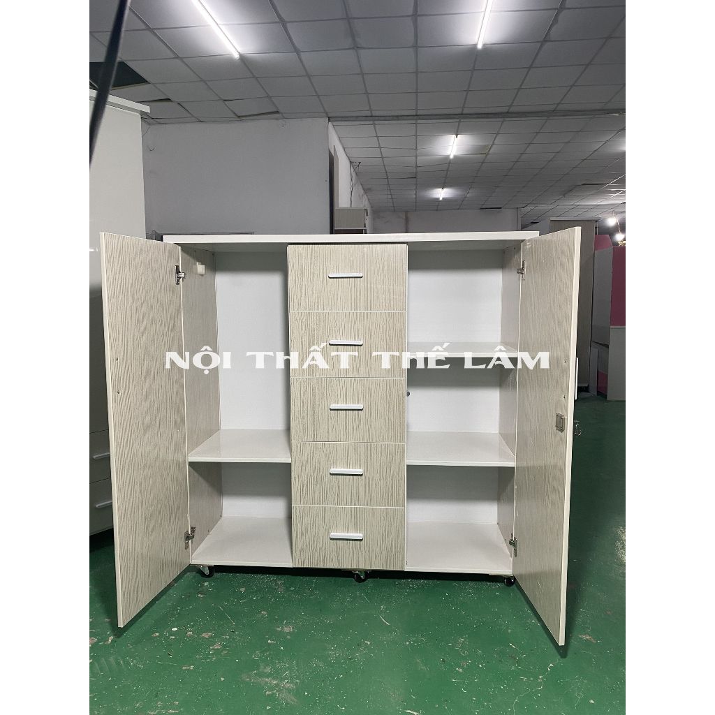 tủ 1m25 x 1m25 5 hộc giữa