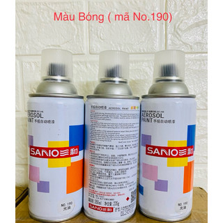 Sơn sano đen bóng,đen sần, màu bóng(1 lon 350ml)