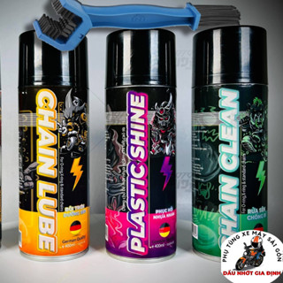  Chai xịt dưỡng sên rửa sên phục hồi nhữa nhám Sprayking mẫu mới chính hãng  Mua Combo tặng kèm bàn chải 3D  