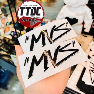 Tem Logo Sticker Phản quang Mvs ✌🏻🚗💯
