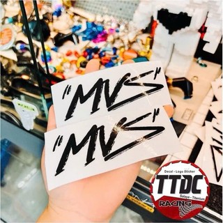 Tem Logo Sticker Phản quang Mvs ✌🏻🚗💯