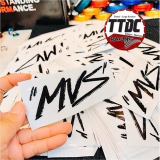 Tem Logo Sticker Phản quang Mvs ✌🏻🚗💯
