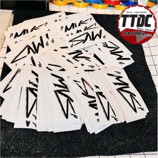 Tem Logo Sticker Phản quang Mvs ✌🏻🚗💯