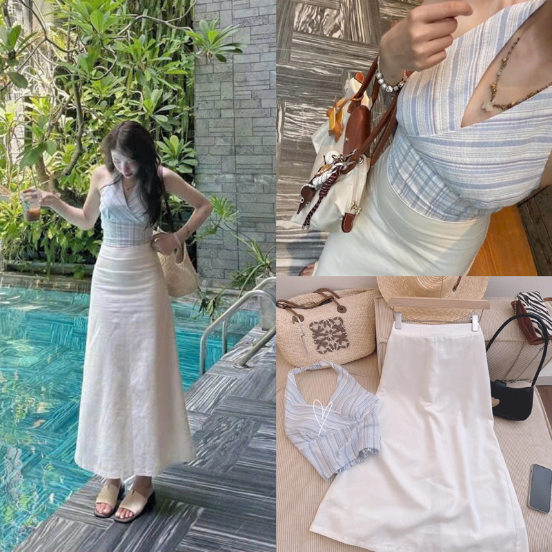 ĐẦM GẤM CỔ YẾM CỘT NƠ