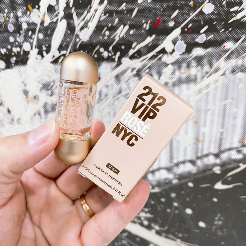 Nước hoa nữ 212 vip Rose ELIXIR 5ml
