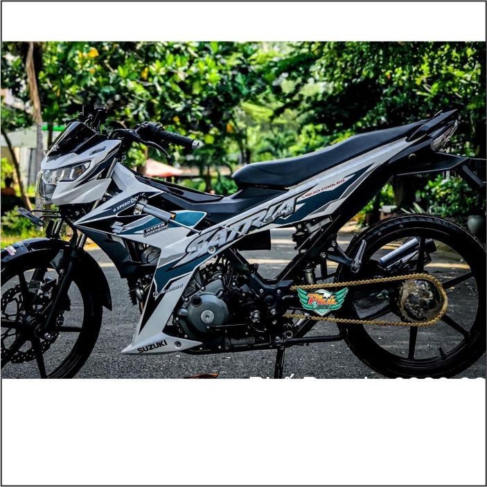 Tem Rời Satria Trắng xanh (O)