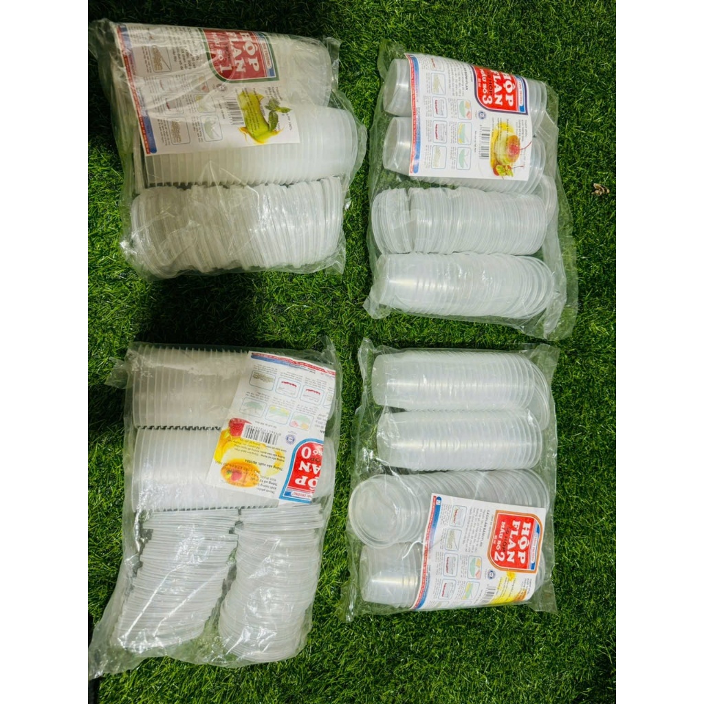 HỦ BÁNH FLAN SỐ 2 VÀ SỐ 3, PLAN 01, PLAN 0 VĨNH TRƯỜNG ( 50 HỦ/ BỊCH)