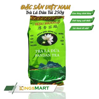 Trà lá dứa túi 250gr - Thương hiệu Hậu Hương - Đặc sản Lâm Đồng - Kingsmart