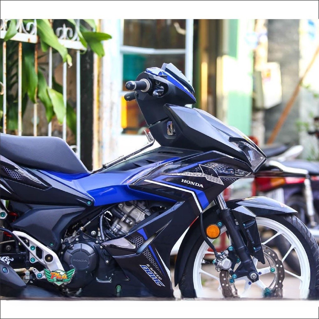 Tem rời xe Winner X Xanh đen (C)