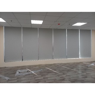 Rèm cuốn trơn; Rèm cuốn văn phòng cản sáng 100%(Kích thước làm theo yêu cầu)