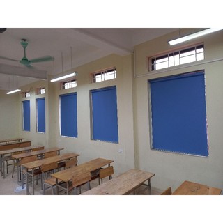 Rèm cuốn trơn; Rèm cuốn văn phòng cản sáng 100%(Kích thước làm theo yêu cầu)