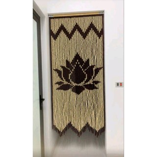 Rèm hạt gỗ Bồ Đề, Rèm treo phòng thờ (Mẫu hoa sen).