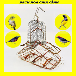 Lồng Kĩ Vai Vuông Bẫy Chim Khuyên, Ốc Mít, Hút Mật, Sâu, Huýt Cô Full Đồng