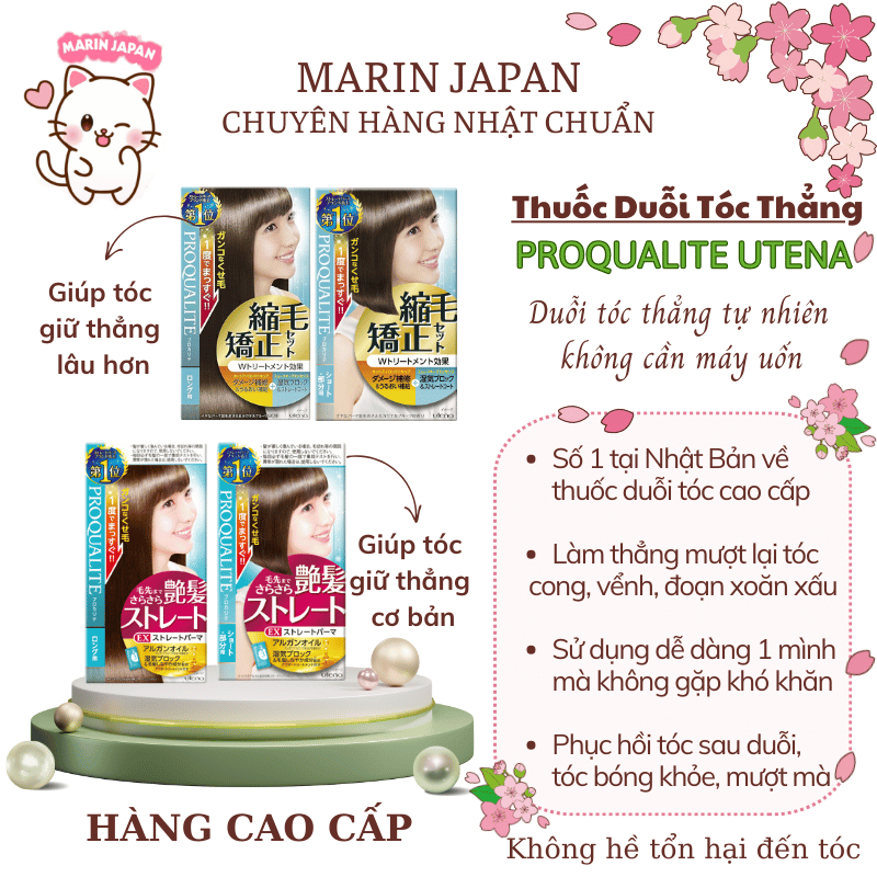 (Có Sẵn, Đủ Bill) Duỗi Tóc Nội Địa Nhật Proqualite