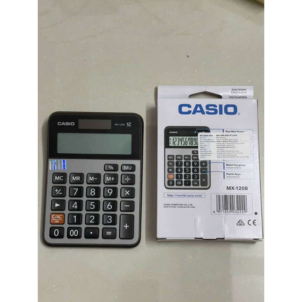 Máy tính casio MX 120B chính hãng