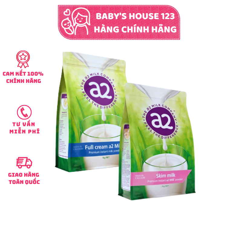 Sữa Tươi A2 Úc Dạng Bột - Gói 1 Kg
