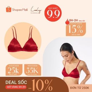 Áo ngực nữ LAMLUY thiết kế bralette lụa, mút mỏng nhẹ Ver.2 1A47NM