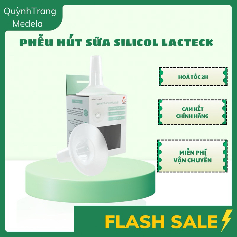 Phễu Silicol Lacteck chính hãng