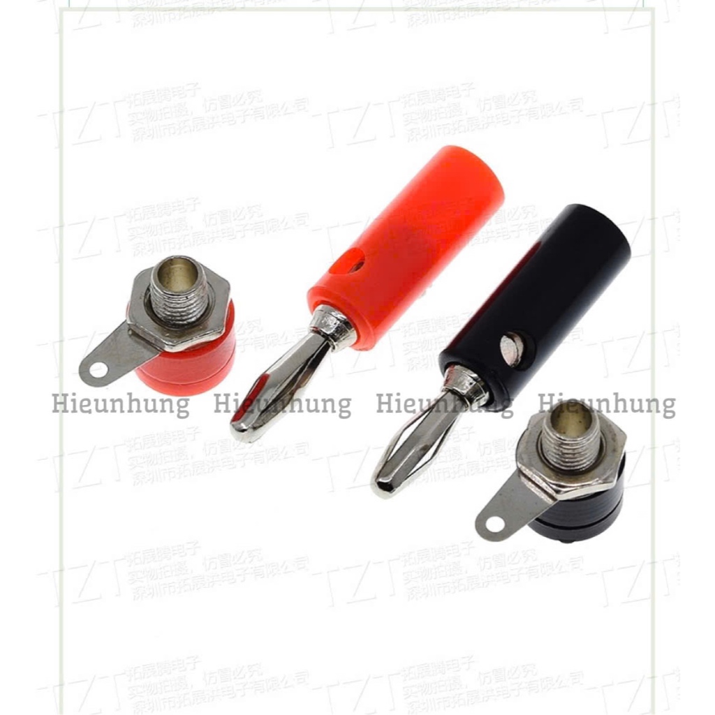 JACK BẮP CHUỐI ĐỰC VÀ CÁI 4mm