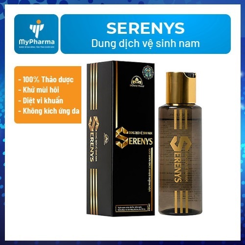 Dung Dịch Vệ Sinh Nam Giới SERENYS làm sạch, khử mùi vùng kín 100ml