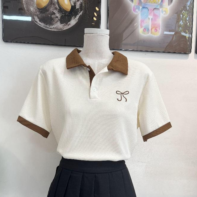P2 Áo Polo Ngắn Tay Phối Nhiều Màu Size S Đến 3Xl từ 38kg đến 85kg , dễ mặc dễ phối đồ mẫu   THÊU NƠ | BigBuy360 - bigbuy360.vn