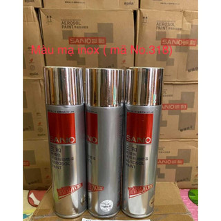 Sơn xịt Sano Mào crom  inox 318