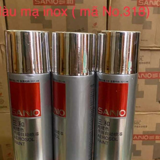 Sơn xịt Sano Mào crom  inox 318