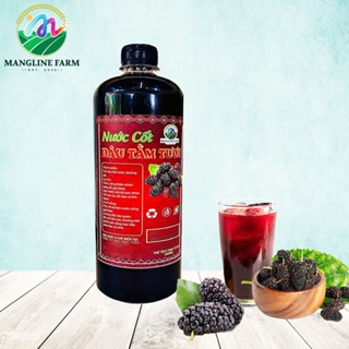   NEW  Nước cốt dâu tằm tươi  nước cốt dâu ta  Mangline Farm Đà Lạt 1000ml lên men tự nhiên đồ uống giải khát làm đẹp da 