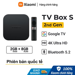 Android TV Box Xiaomi TV Box S 2nd Gen 4K | Google TV | Dolby Vision,HDR10+ | Với điều khiển từ xa