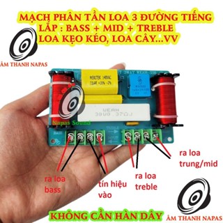 BỘ 2 CÁI MẠCH PHÂN TẦN LOA 3 ĐƯỜNG TIẾNG WEAH338 - KHÔNG CẦN HÀN - PHÂN TẦN 3 LOA - PHÂN TẦN LOA KÉO