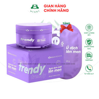 Kem Body Trendy MEEA Dịch Chiết Lên Men Chính Hãng MERRY STORE Dưỡng Da An Toàn Thân Thiện Làn Da