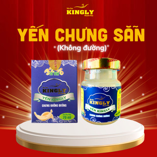 [Mua 10 tặng 1] Yến sào Kingly - Yến thật 100% - Yến chưng sẵn 32% - 70ml