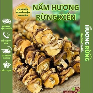 NẤM HƯƠNG RỪNG XIÊN KHÔ, Nấm Hương Xiên Khô Thơm, Giòn Loại 1 Đặc Sản Tây Bắc