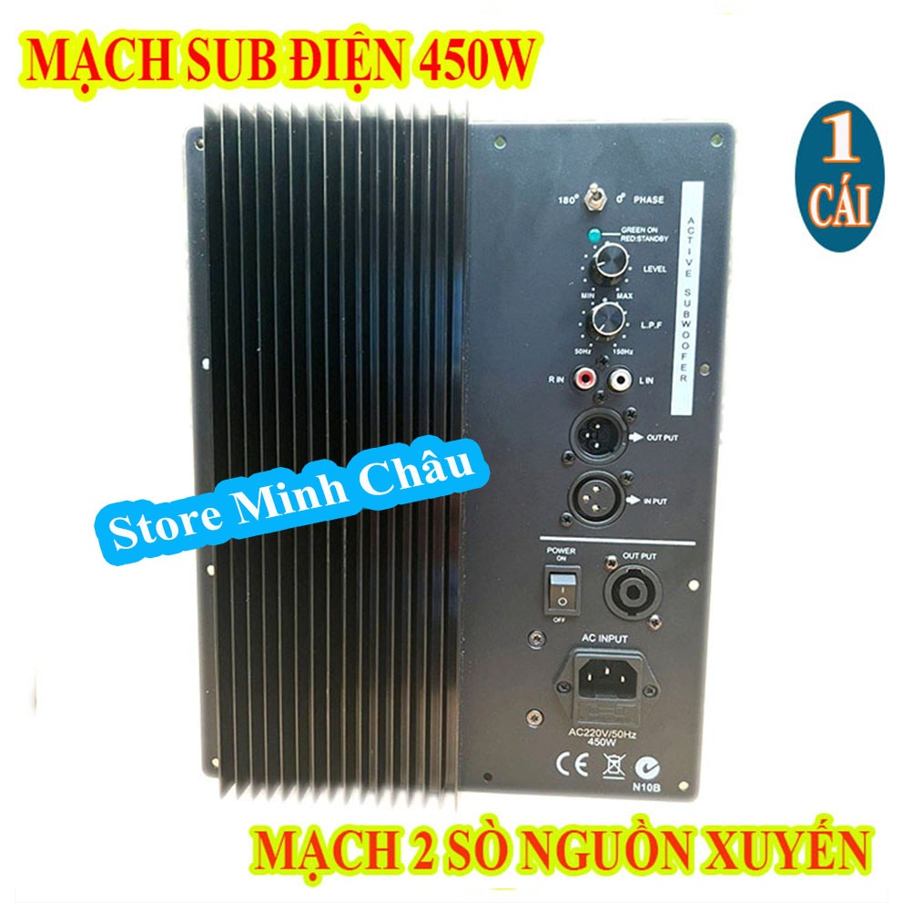 MẠCH KÉO LOA SUB SIÊU TRẦM 300W NGUỒN XUYẾN 2 SÒ CAO CẤP - GIÁ 1 MẠCH