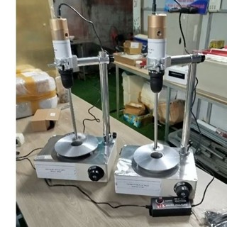 Máy khuấy đũa 5l có gia nhiệt cho mỹ phẩm, hóa dược, sinh học, bào chế.