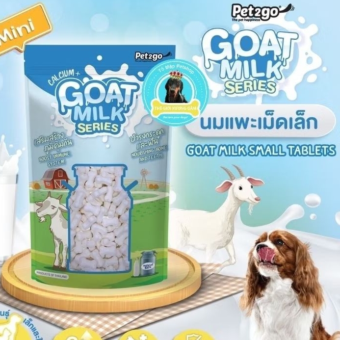 [CÓ SẴN] PET2GO MUNZNIE KẸO SỮA DÊ THÁI 500GR