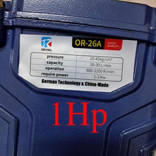 Đầu bơm rửa xe cao áp 1Hp và 2Hp