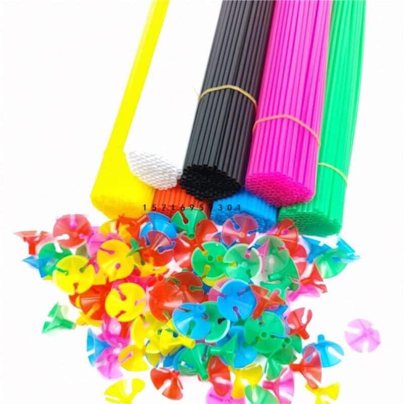 Que bóng bay dài 27cm set gồm 100 que