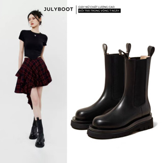 (SẴN) Boot nữ Julyboot - Helia Julyboot Dáng Basic Hàng Chuẩn Xịn Chất Da Dày Dặn Mịn Đẹp helia