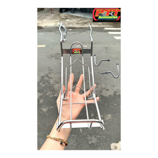 BAGA GIỮA INOX XE DREAM - CUB ( ĐỜI CŨ )