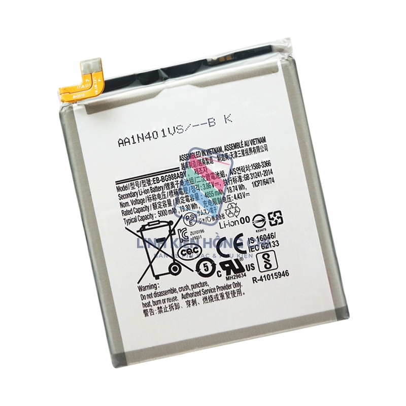 Pin điện thoại Samsung Galaxy S20 Ultra 5G SM-G988U SM-G988N 5000mAh Zin