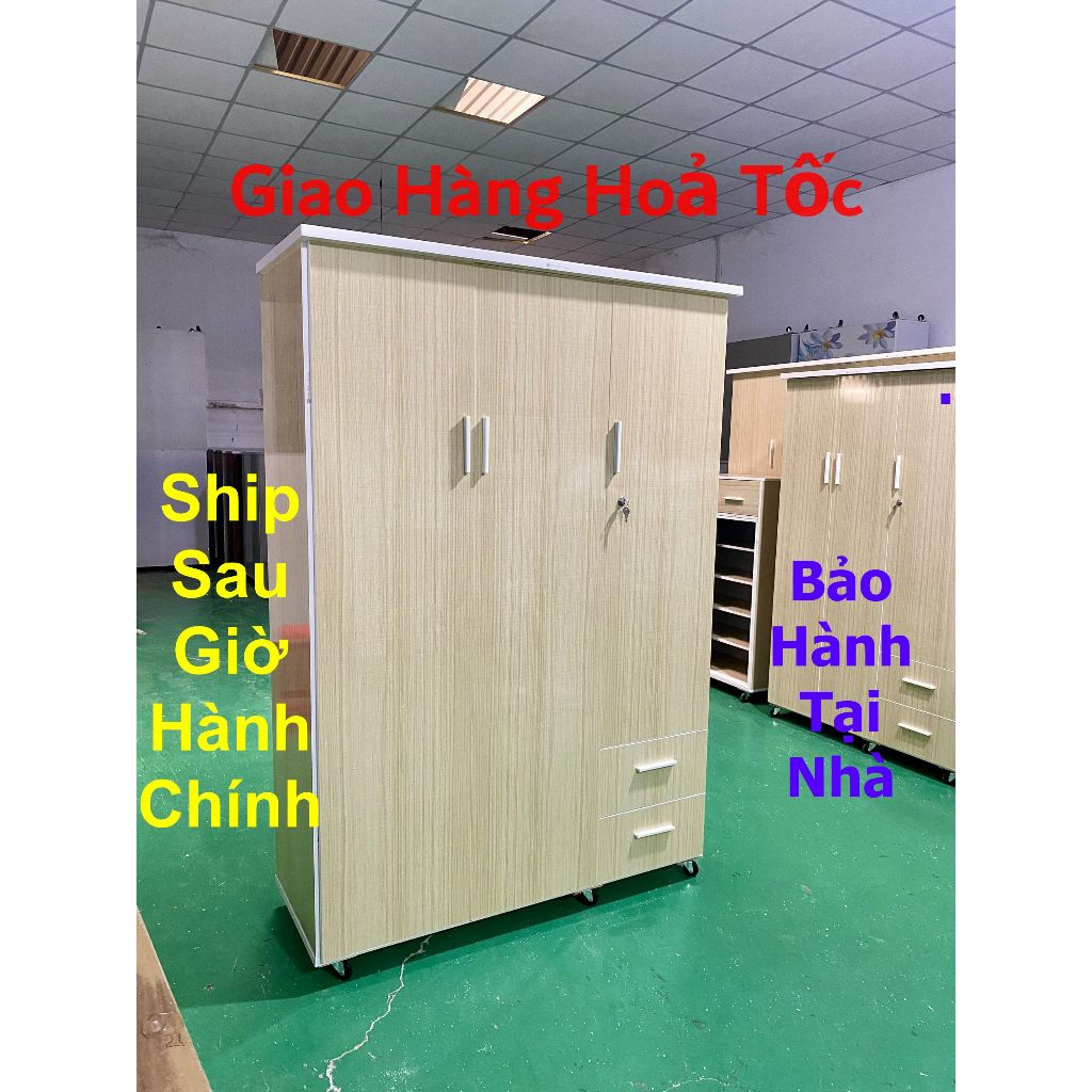 Tủ Quần Áo Nhựa 1M7 X1M05 [Sg - Bd] Hoả Tốc (Có Giao Sau Giờ Hành Chính)