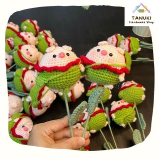 Hoa ong len lợn xinh xắn dễ thương