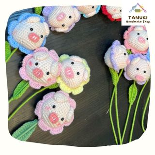 Hoa ong len lợn xinh xắn dễ thương