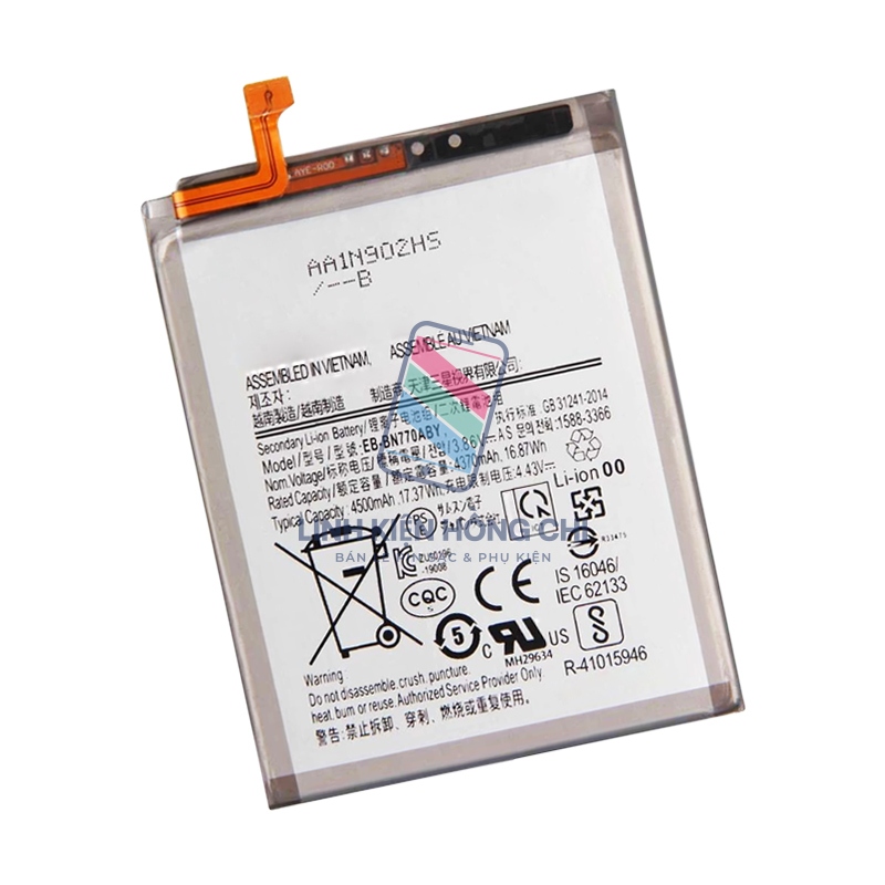 Pin thay thế cho Samsung EB-BN770ABY / Galaxy Note 10 Lite / N770 / N770F Zin